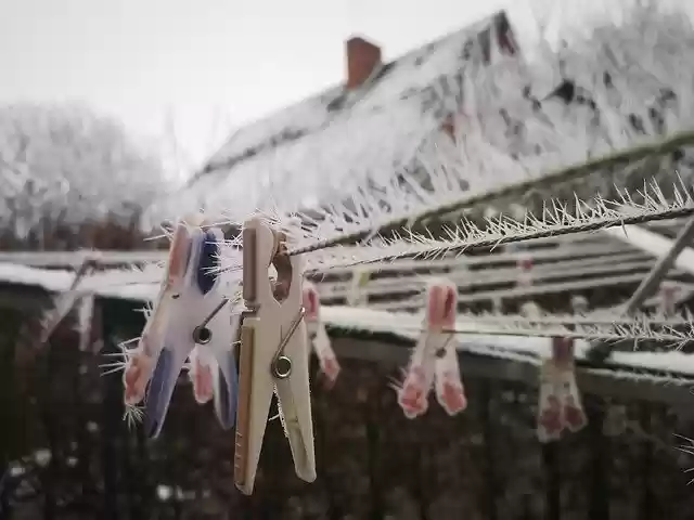 Free download Clothes Peg Frost Cold -  free free photo or picture to be edited with GIMP online image editor