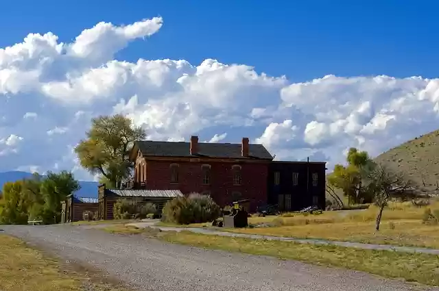 Free download Clouds And Bannack Montana Meade free photo template to be edited with GIMP online image editor