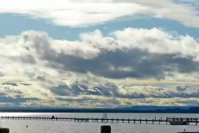 Free download Clouds Bridge Water -  free free photo or picture to be edited with GIMP online image editor