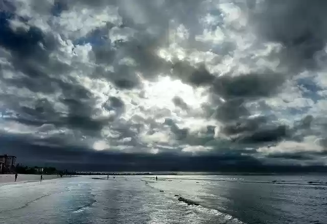 Free download Clouds Sea Storm -  free photo or picture to be edited with GIMP online image editor