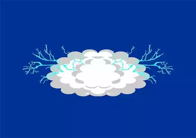 Free download Cloud Storm Radius -  free illustration to be edited with GIMP free online image editor