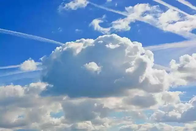 Free download Clouds White Blue Sky Sun -  free photo or picture to be edited with GIMP online image editor