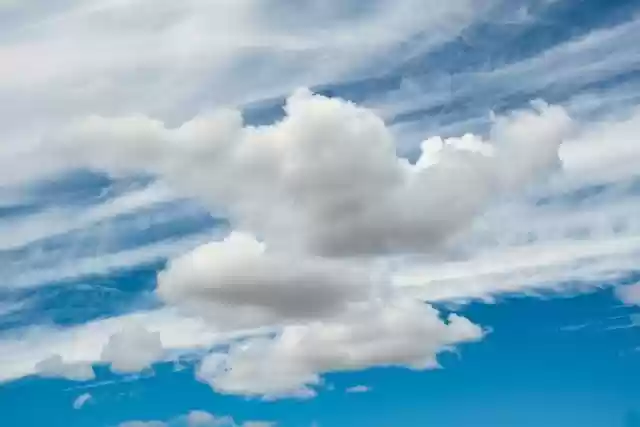 Free download cloudy clouds weather blue air free picture to be edited with GIMP free online image editor