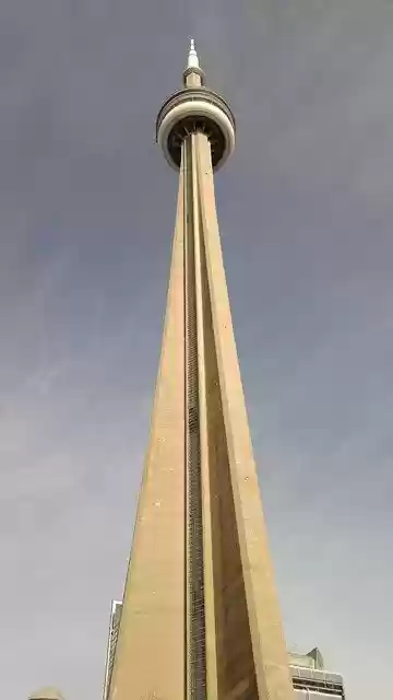 Free download cn tower tower architecture free picture to be edited with GIMP free online image editor