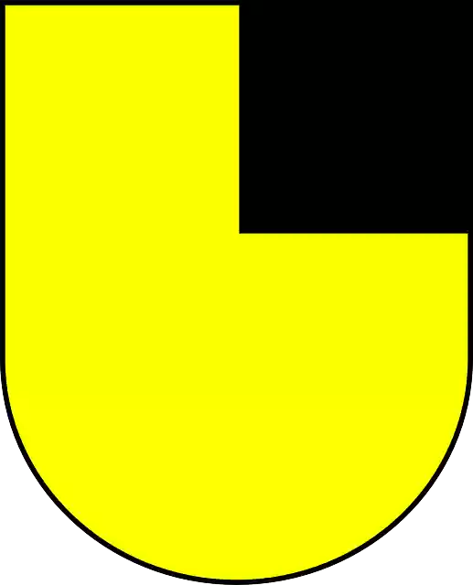 Free download Coat Of Arms Emblem Yellow - Free vector graphic on Pixabay free illustration to be edited with GIMP free online image editor