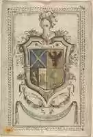 Free download Coat of Arms Surmounted by a Plumed Helmet free photo or picture to be edited with GIMP online image editor