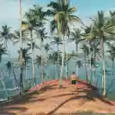 Coconut trees growing on the beach  screen for extension Chrome web store in OffiDocs Chromium