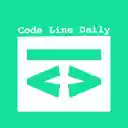 Code Line Daily  screen for extension Chrome web store in OffiDocs Chromium