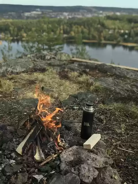 Free download Coffee Break Fire Bonfire -  free photo or picture to be edited with GIMP online image editor