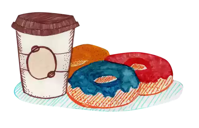 Free download Coffee Donut Sweet -  free illustration to be edited with GIMP free online image editor