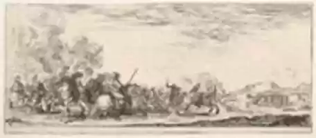 Free download Collision of Calvary Forces, from Divers desseins tant pour la paix que pour la guerre free photo or picture to be edited with GIMP online image editor