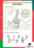 Free download Colorear La Clave De Sol free photo or picture to be edited with GIMP online image editor