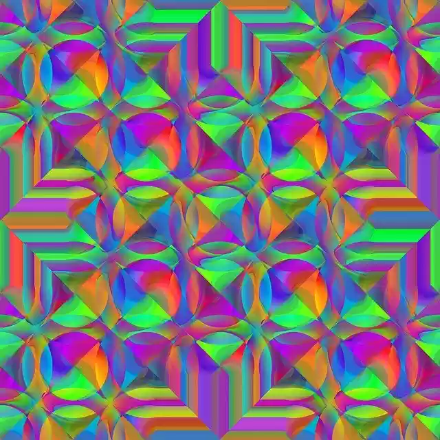 Free download Colorful Abstract Tile -  free illustration to be edited with GIMP free online image editor