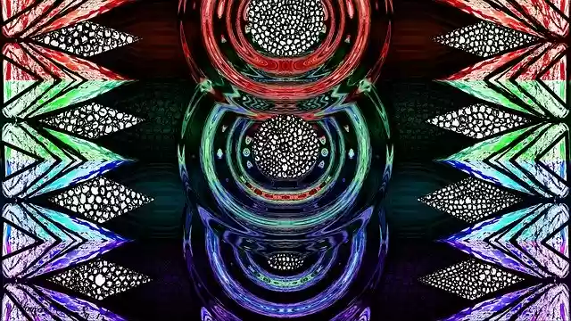 Free download Colorful Circles -  free illustration to be edited with GIMP free online image editor