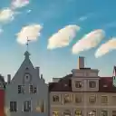 Colorful Gables Under a Nordic Sky  screen for extension Chrome web store in OffiDocs Chromium