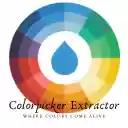 Colorpicker Extractor  screen for extension Chrome web store in OffiDocs Chromium
