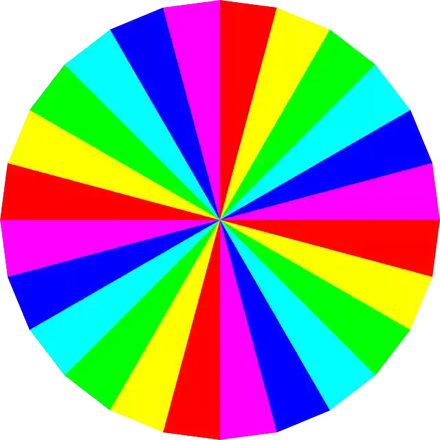 Free download Color Range Rainbow Colors Circle - Free vector graphic on Pixabay free illustration to be edited with GIMP free online image editor