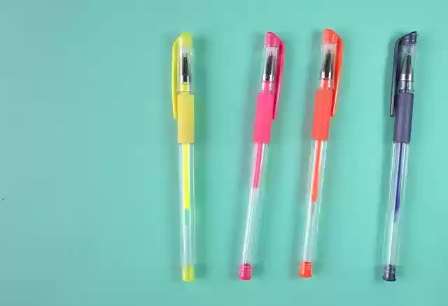 Free download Colors Pens School -  free photo or picture to be edited with GIMP online image editor