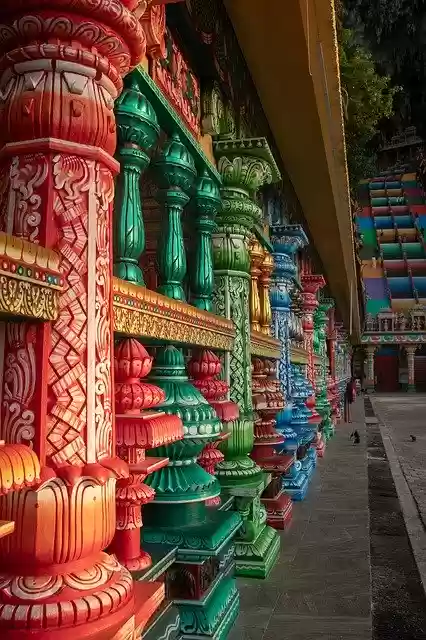 Free download Columns Colourful Colour -  free photo or picture to be edited with GIMP online image editor