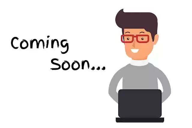 Free download Coming Soon Person Laptop -  free illustration to be edited with GIMP free online image editor