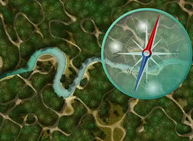 Free download Compass Map East -  free illustration to be edited with GIMP free online image editor