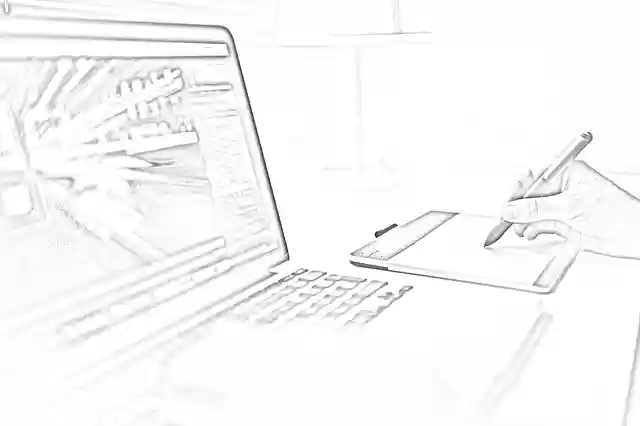 Free download Computer Sketching Working -  free illustration to be edited with GIMP free online image editor