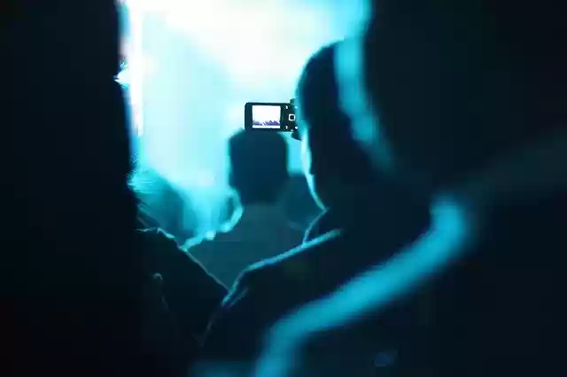 Free download Concert Crowd Audience free photo template to be edited with GIMP online image editor