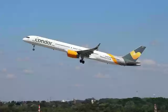 Free download Condor Thomas Cook Airplane -  free photo or picture to be edited with GIMP online image editor
