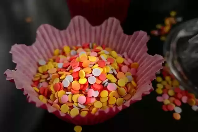 Free download Confetti Nonpareils Sugar Pearls -  free photo or picture to be edited with GIMP online image editor