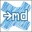 Confluence to Markdown  screen for extension Chrome web store in OffiDocs Chromium