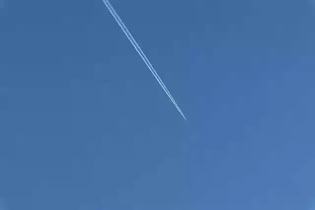 Free download Contrail Plane Airplane -  free photo or picture to be edited with GIMP online image editor