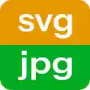 Convert SVG to JPG  screen for extension Chrome web store in OffiDocs Chromium