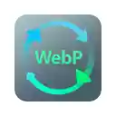 Convert to WebP  screen for extension Chrome web store in OffiDocs Chromium