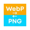 Convert WebP to PNG / JPG  screen for extension Chrome web store in OffiDocs Chromium