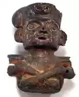 Free download Copper Seated Male Figure free photo or picture to be edited with GIMP online image editor