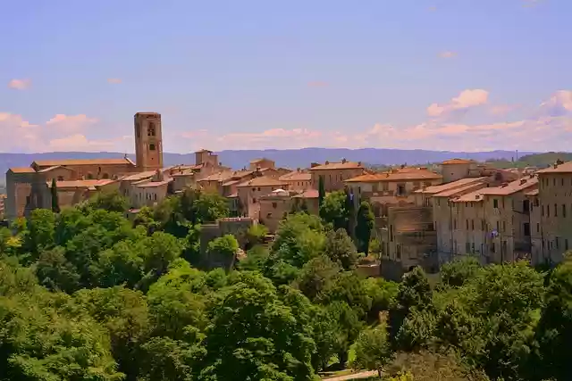 Free download country church trees green clouds free picture to be edited with GIMP free online image editor