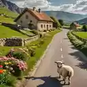 Country road wallpaper  screen for extension Chrome web store in OffiDocs Chromium