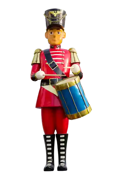 Free download Craft Figure Drum Christmas -  free illustration to be edited with GIMP free online image editor