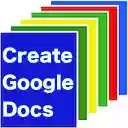 Create Google Docs  screen for extension Chrome web store in OffiDocs Chromium