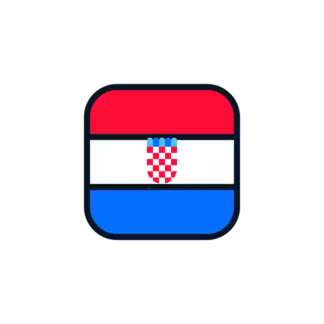 Free download Croatia Icon Flag -  free illustration to be edited with GIMP free online image editor