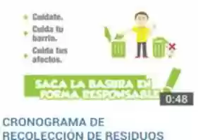 Free download CRONOGRAMA DE RECOLECCION DE RESIDUOS free photo or picture to be edited with GIMP online image editor