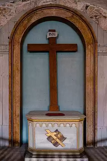 Free download Cross Altar Church -  free photo or picture to be edited with GIMP online image editor