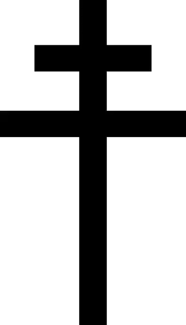 Free download Cross Black Patriarchal - Free vector graphic on Pixabay free illustration to be edited with GIMP free online image editor