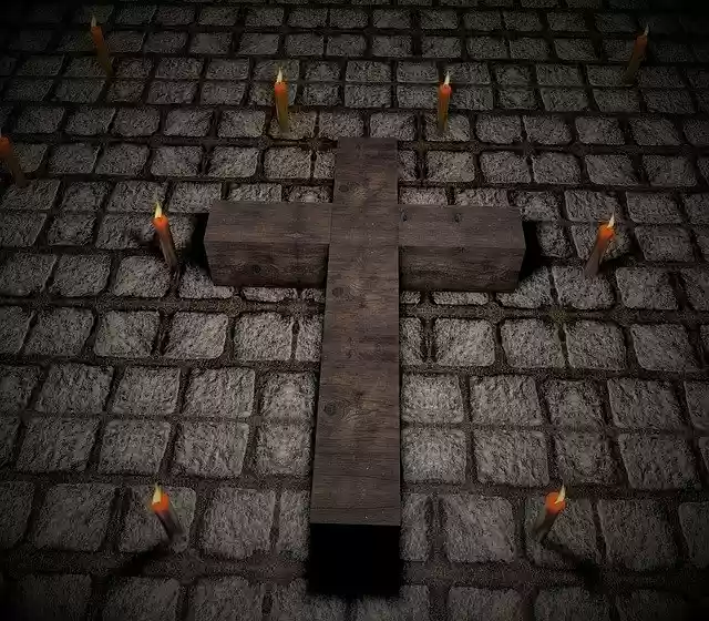 Free download Cross Candles Christianity -  free illustration to be edited with GIMP free online image editor