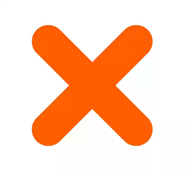 Free download Cross No X - Free vector graphic on Pixabay free illustration to be edited with GIMP free online image editor