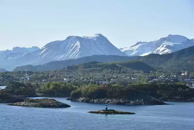 Free download cruise mountains snow fjord free picture to be edited with GIMP free online image editor