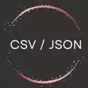 CSV to JSON Converter  screen for extension Chrome web store in OffiDocs Chromium