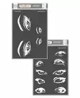 Free download CTS 639n CTS 676 Craf Treat Beautiful Eyes And Expressing Eyes Stencil free photo or picture to be edited with GIMP online image editor