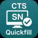 CTS SN Quickfill  screen for extension Chrome web store in OffiDocs Chromium
