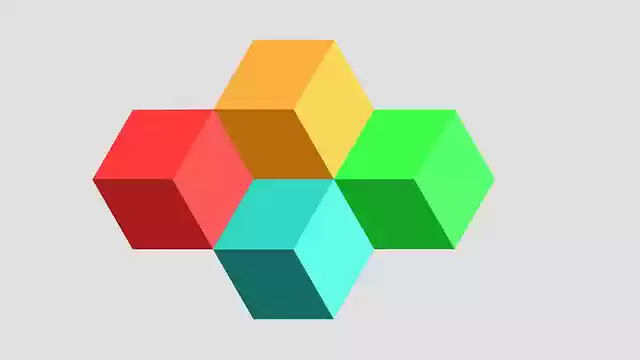 Free download Cubes Pattern Geometric - Free vector graphic on Pixabay free illustration to be edited with GIMP free online image editor